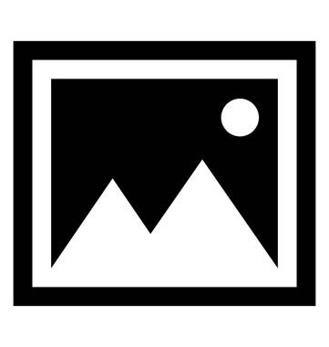 Resim simge vektör simgesi