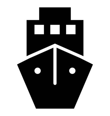 vektör simgesi tasarım gemi