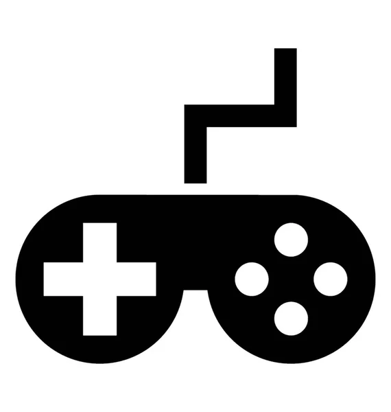 Spiel Pad Glyph Icon — Stockvektor