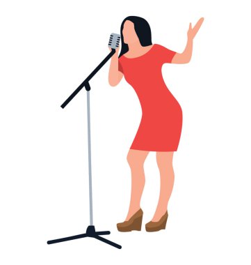 Müzik konseri, düz karakter