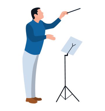 Müzik besteci düz karakteri