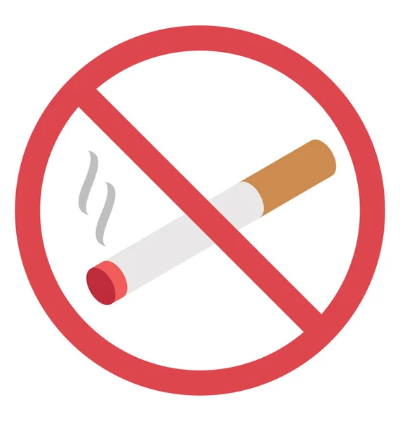 Курить Символ Запрет Курение — стоковый вектор
