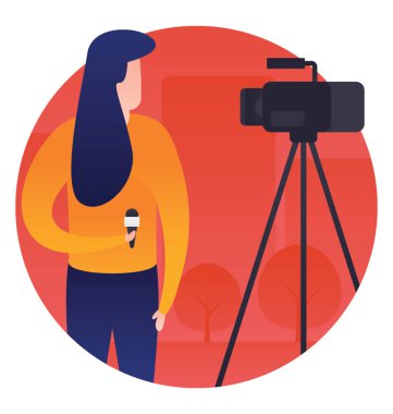 Stüdyo Haberler, gazeteci simgesi