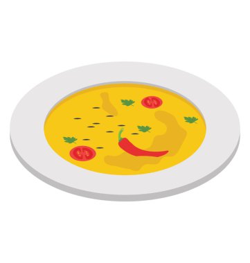 Düz vektör simge sosu