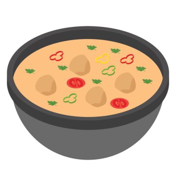 Düz vektör simge sosu