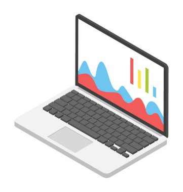 Dağ Grafik izometrik simgesi