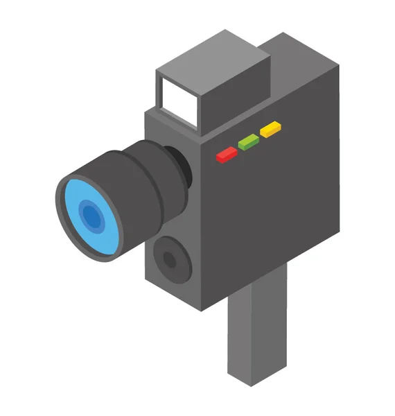 Kamery Izometryczny Vector Icon — Wektor stockowy