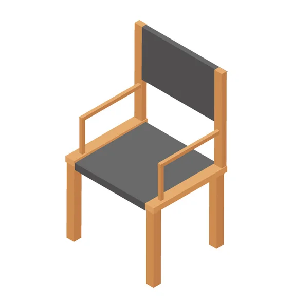 Cadeira Íon Vetor Isométrico — Vetor de Stock