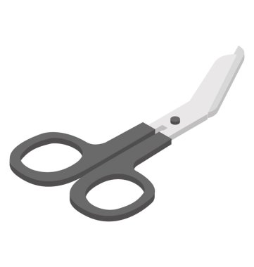 Bir makas gibi kesici alet