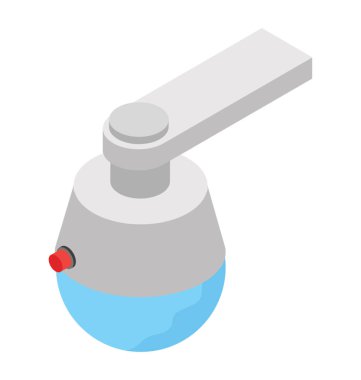 Güvenlik kamera, cctv kamera izometrik vektör simgesi