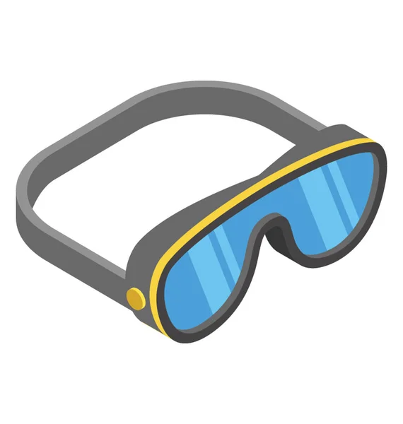 Scuba Masker Isometrische Vector Icon — Stockvector