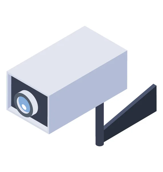 Cctv Kamera Isometrisches Vektorsymbol — Stockvektor