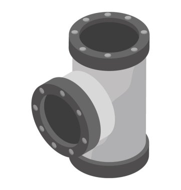 Bağlayıcı borunun izometrik simgesi