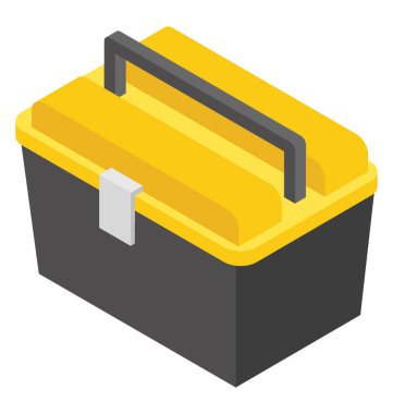 Araç kiti izometrik simgesini