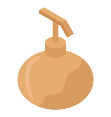 El yıkama izometrik simgesi