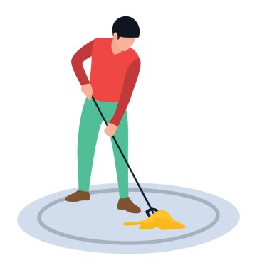 Hizmetleri düz simgesi tasarım paspas