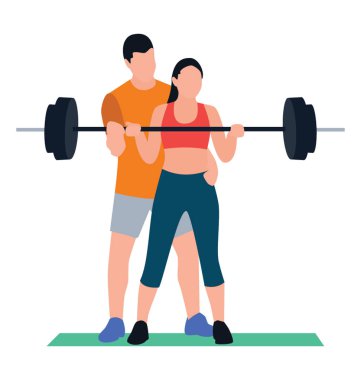 Halter eğitim düz simgesi tasarım