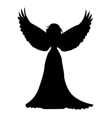 Silhouette of tinker bell