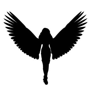 Sihirli peri siluet, sihirli dünya