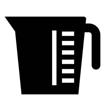 Su sürahi simge, simge vektör tasarımı