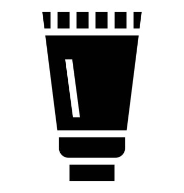 Glif krem tüp simgesi, kozmetik krem