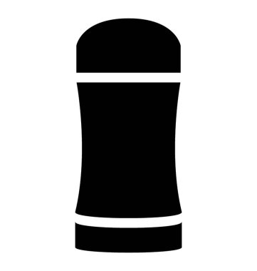 Katı vektör simgesi, kağıt pot simgesi