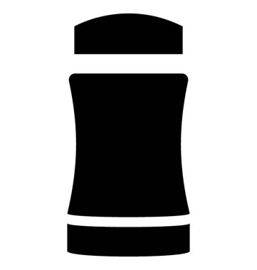 Katı vektör simgesi, tuz ot simgesi