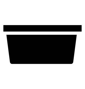 Pasta kutusu simge, simge vektör