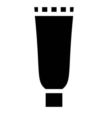 Glif tıraş kremi tüp simgesi, kozmetik krem