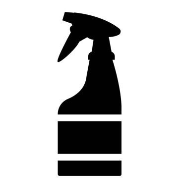 Katı sprey şişe simge vektör