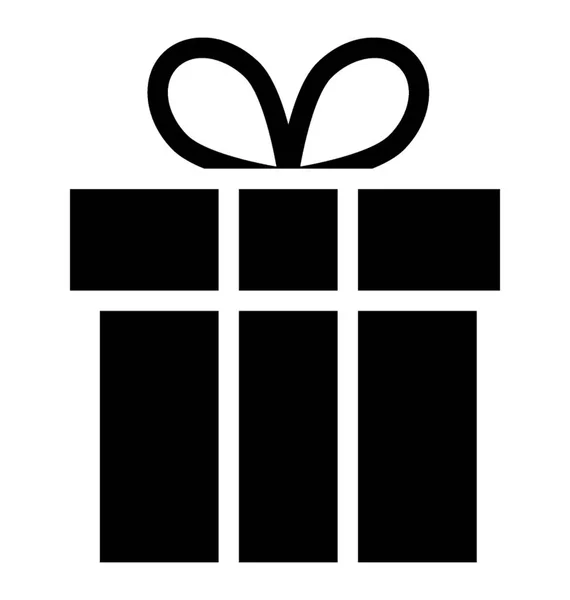Крепкий Дизайн Значок Коробки Подарка — стоковый вектор