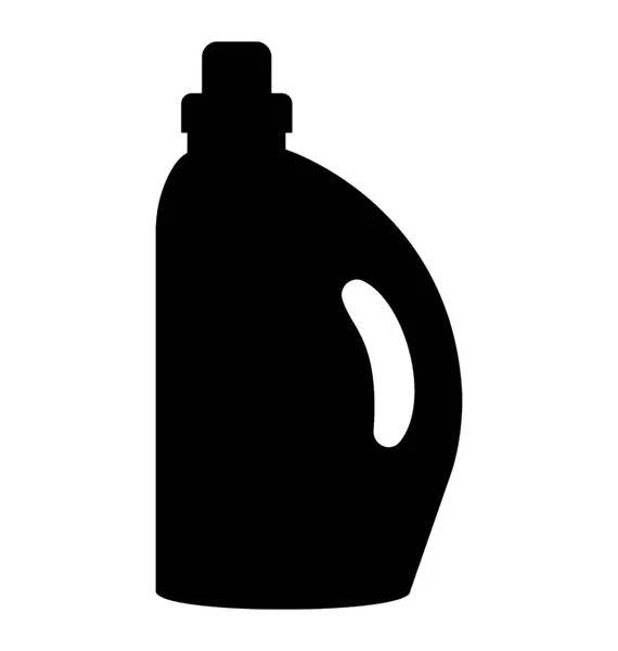 Disposable Bottle Icon Solid Vector — Wektor stockowy