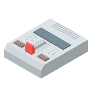 Video oyunu simgesi izometrik vektör