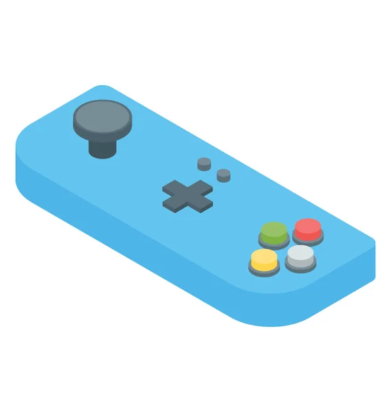 Game Console Icon Isometric Vector — Stock Vector
