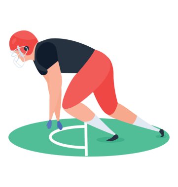 Runner simgesi, izometrik vektör tasarımı.