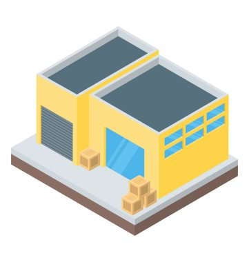 Ambar simgesi izometrik tasarım.