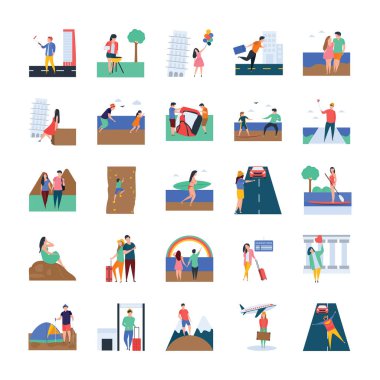 Gezi ve piknik çizimler 