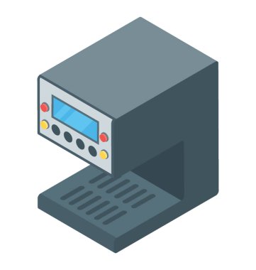 Elektronik cihaz simge vektör izometrik tarzı 