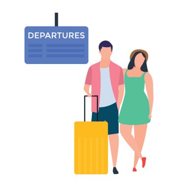 Düz hareket illüstrasyon vektör 