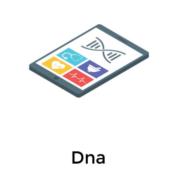 Biyometrik stilde e sağlık simgesi tasarımı 
