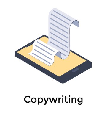 Kopyalama simgesinin isometrik tasarımı.