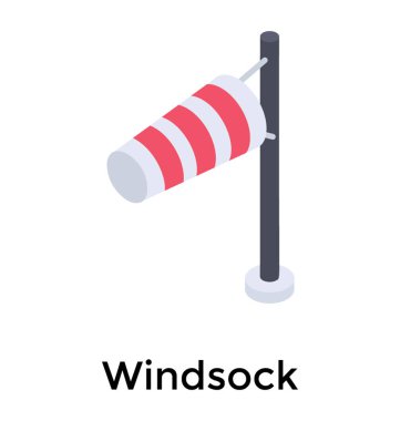 Bayrak direği, windsock biyometrik simgesi 