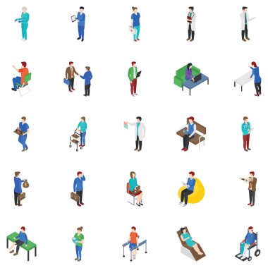 Profesyonel İnsanlar Karakterler Koleksiyonu 