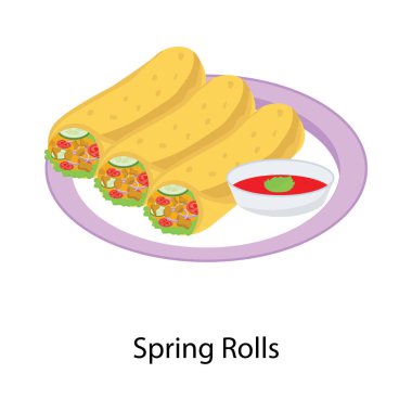 Biyometrik tasarımda bahar rulo simgesi 