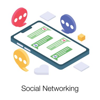 Biyometrik tasarımda mobil mesajlaşma vektörü 