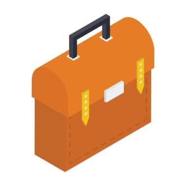 İş portföy vektörünün isometrik tasarımı 