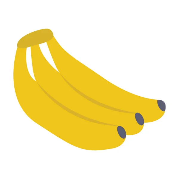 Gezonde Antioxidant Vruchten Bos Van Bananen — Stockvector