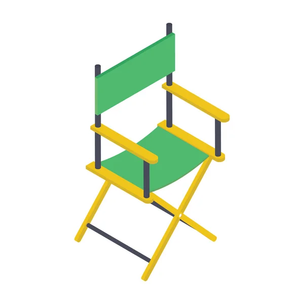 等轴测折叠椅矢量设计 — 图库矢量图片
