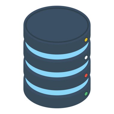 Veritabanı depolama ağı vektör tasarımı 