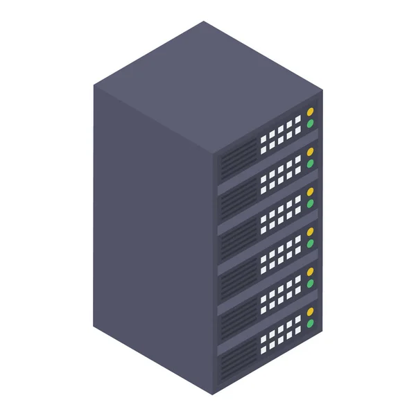 Data Server Rack Vector Design — Stock Vector